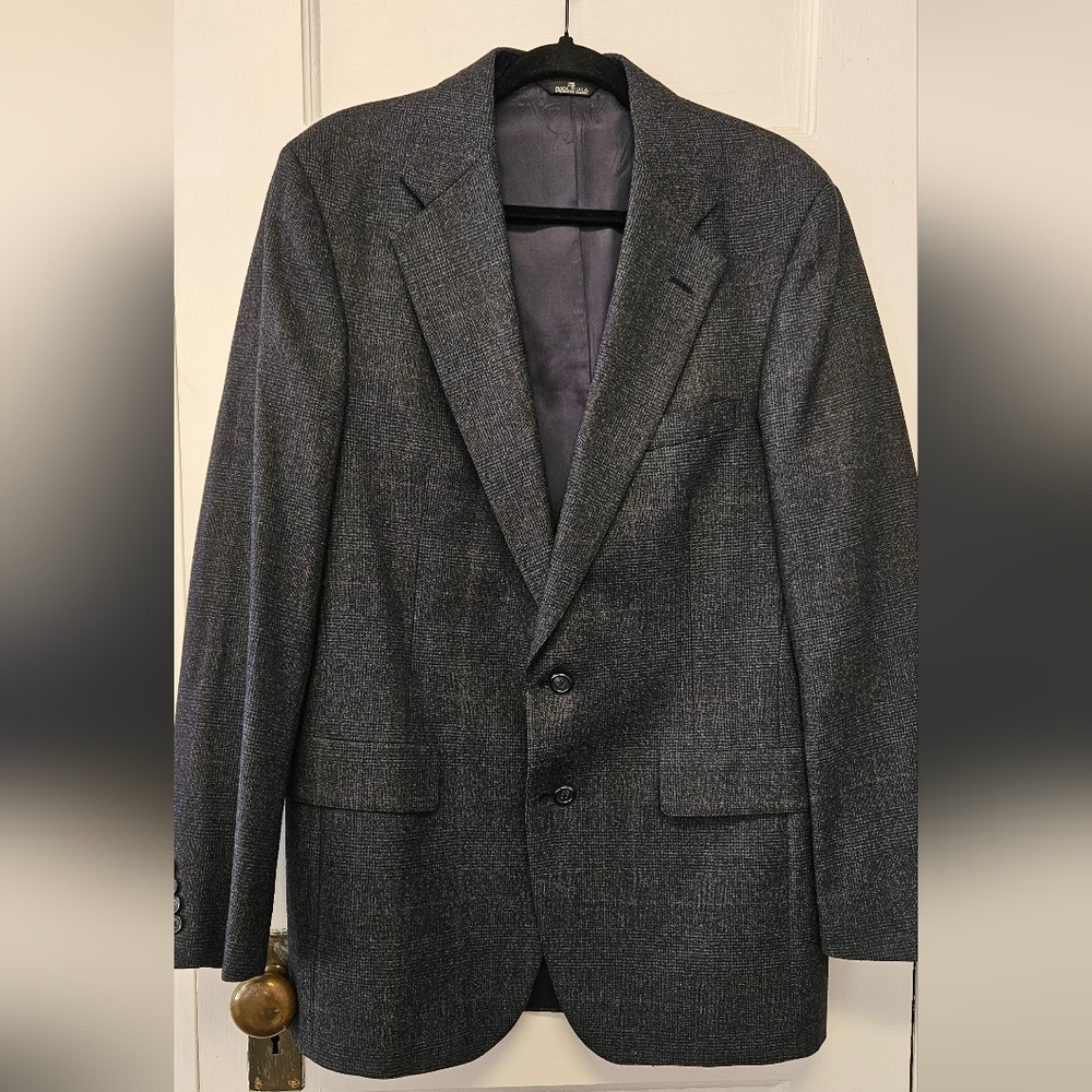 Mens Blazer Club Room Charcoal Size 40L